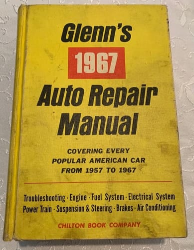 Glenn's Auto Repair Manual 1967