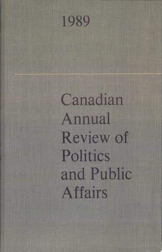 Politics and Public Affairs 1989