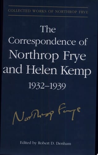 The Correspondence of Northrop Frye and Helen Kemp, 1932-1939: 1936-1939