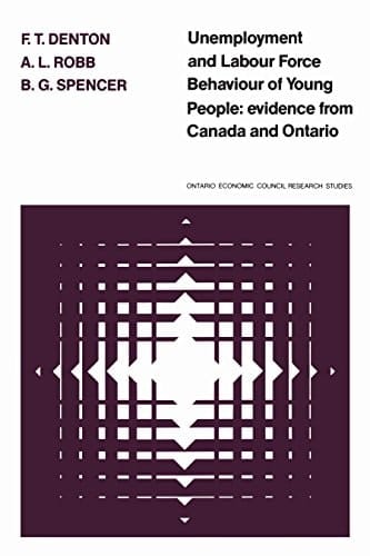 Unemployment and Labour Force Behaviour of Young People: Evidence from Canada and Ontario (Heritage)