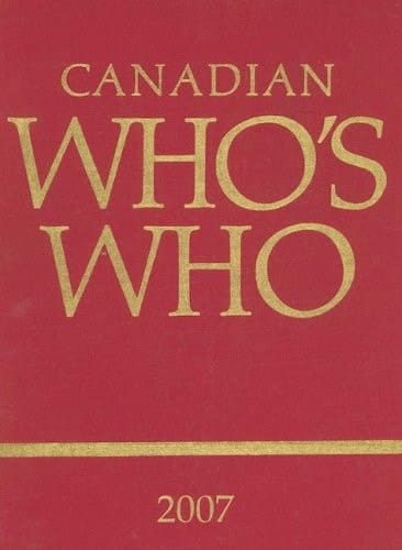 Canadian Who's Who 2007