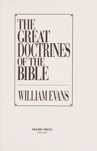 The Great Doctrines of the Bible