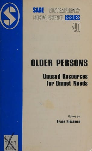 Older Persons (No Series Description Provided)
