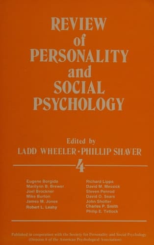 Review of Personality and Social Psychology Volume 3