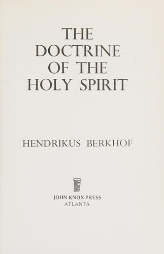 Doctrine of the Holy Spirit