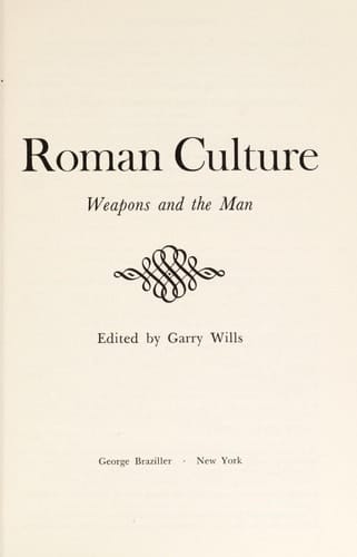 Roman Culture