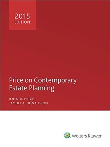 Price on Contemporary Estate Planning (2015)