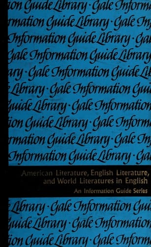 English-Canadian Literature to 1900: A Guide to Information Sources (Gale Information Guide Library. American Literature, English Literature, and ... in English Information Guide Series, V. 6)