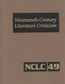 Nineteenth-century Literature Criticism, Topics Volume with Cumulative Indexes