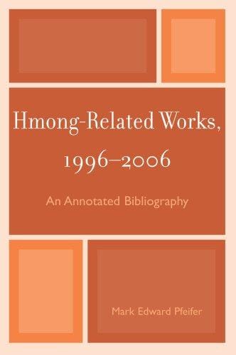 Hmong-related works, 1996-2006: an annotated bibliography