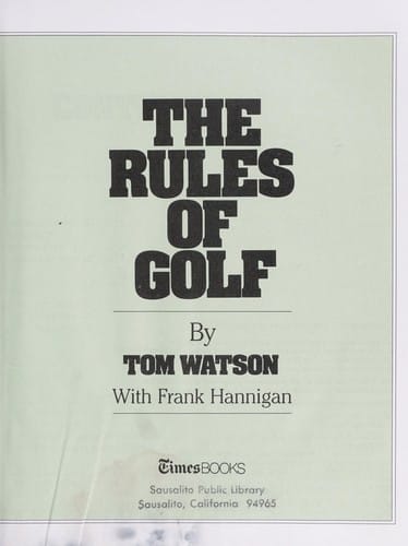 The Rules of Golf 1988 (Paper)