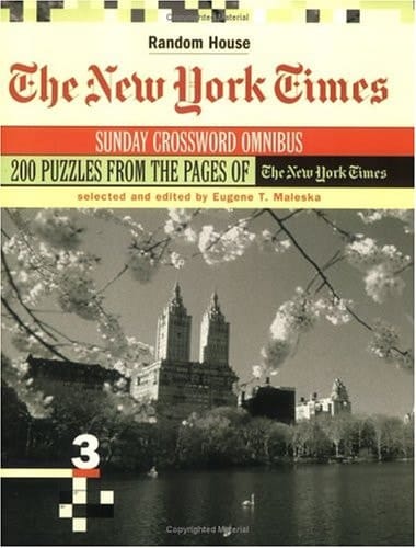 Sunday Crossword Omnibus