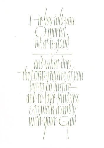 Walk Humbly with Your God