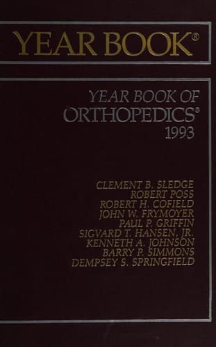 The Year Book of Orthopedics, 1993