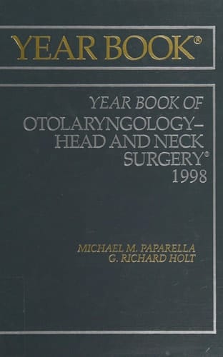 Yearbook of Otolaryngology 1998: Head & Neck Surgery (Yearbook of Otolaryngology-head & Neck Surgery)