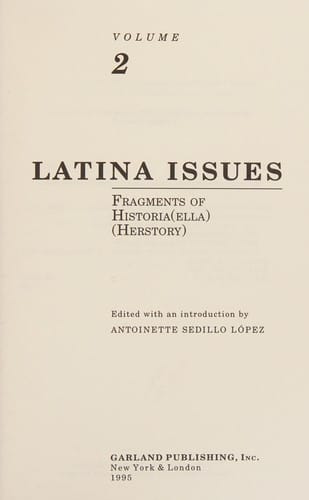 LATINA ISSUES (Ella)