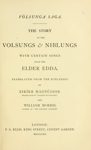 The Story of the Volsungs and Niblungs With Certain Songs from the Elder Edda (English and Icelandic Edition)