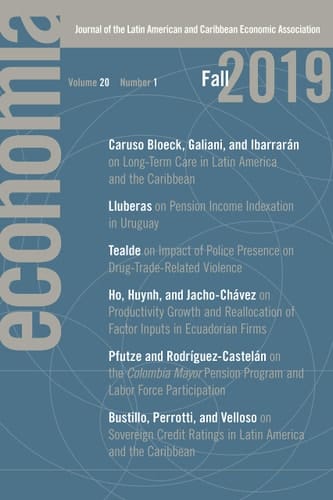 Economía Fall 2019 Journal Of The Latin American and Caribbean Economic Association