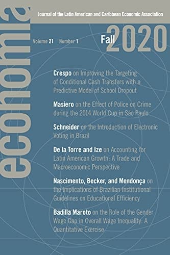 Economía Fall 2020 Journal of the Latin American and Caribbean Economic Association