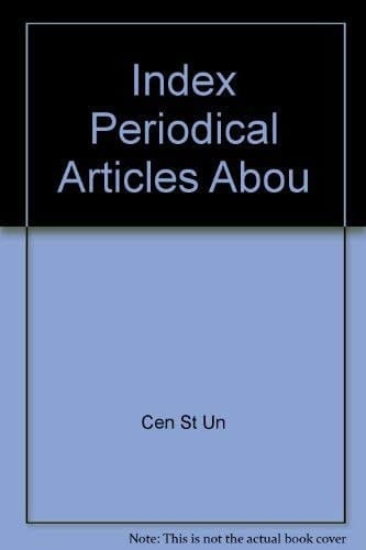 Index to Black Periodicals 1987