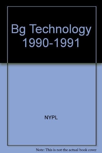 Bibliographic Guide to Technology 1990