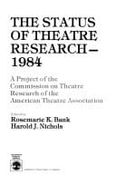 The Status of Theatre Research, 1984