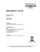 Atmospheric ozone: 28-29 June 1993, Tromsö, Norway (SPIE proceedings series)