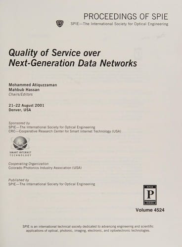 Quality of Service over Next-generation Data Networks (Proceedings of Spie)