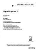 Liquid Crystals VI 8-9 July, 2002, Seattle, Washington, USA