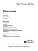 Metamaterials 30-31 August, 2005, Warsaw, Poland