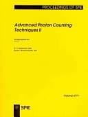 Advanced Photon Counting Techniques II 9-11 September 2007, Boston, Massachusetts, USA