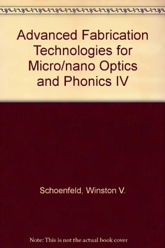 Advanced Fabrication Technologies for Micro/Nano Optics and Photonics IV 25-26 January 2011, San Francisco, California, United States