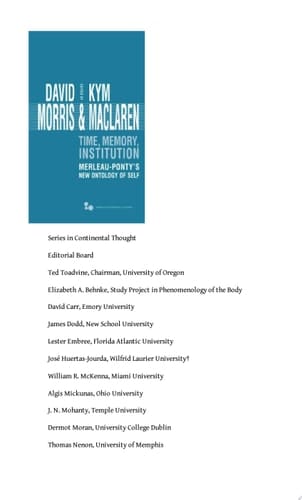 Time, Memory, Institution