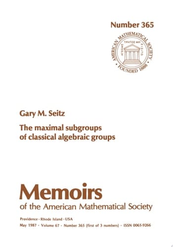 The Maximal Subgroups of Classical Algebraic Groups