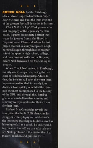 Chuck Noll His Life's Work