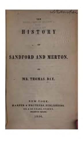 HIST SANFORD & MERTON 3VLS (Classics of children's literature, 1621-1932)
