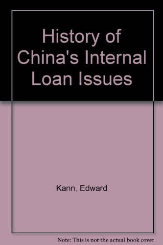 HIST CHINAS INTERNAL LOAN (The Modern Chinese economy)