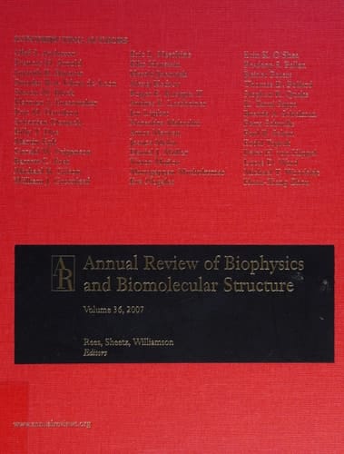 Annual Review of Biophysics and Biomolecular Structure