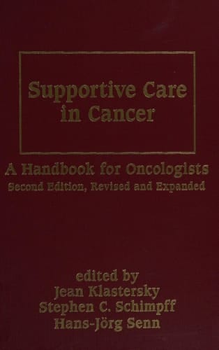 Supportive Care In Cancer A Handbook For Oncologists