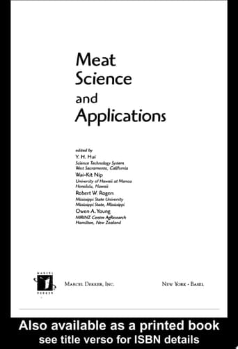 Meat Science and Applications