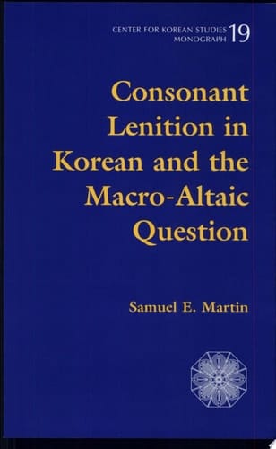 Consonant Lenition in Korean and the Macro-Altaic Question