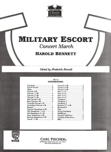 Bennett: Military Escort