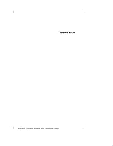 Common Values