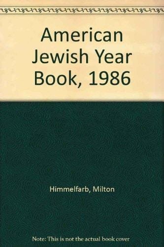 American Jewish Year Book 1986