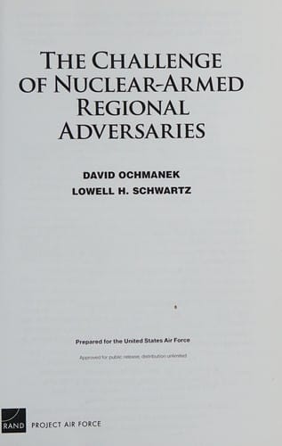 challenge of nuclear-armed regional adversaries