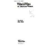 Who's Who of American Women, 1986-1987