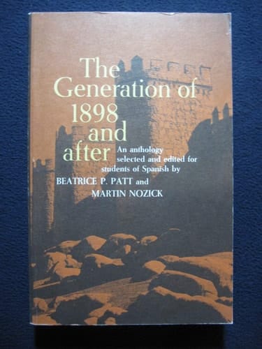 The generation of 1898 and after