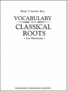 Vocabulary from Classical Roots (5)