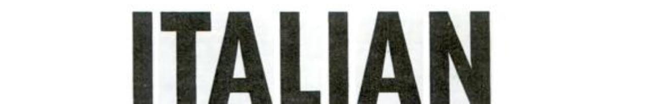 Italian Grammar