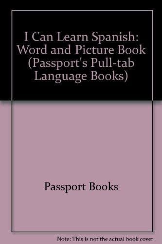 I Can Learn Spanish Word and Picture Book